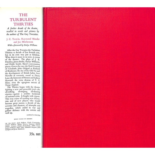 Traditional "The Turbulent Thirties: A Further Decade of the Theatre" 1960 Trewin, j.c. Mander, Raymond and Mitchenson, Joe For Sale - Image 3 of 6