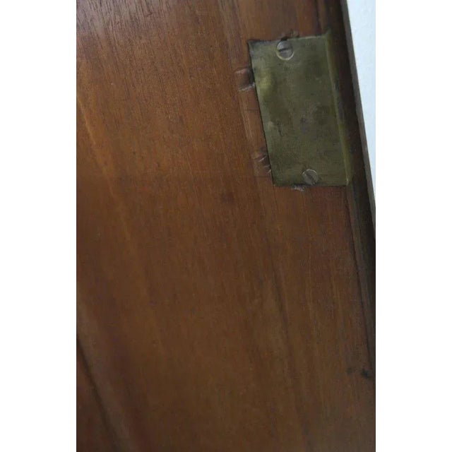 English Mahogany Regency Period Display Case on Stand For Sale - Image 9 of 10