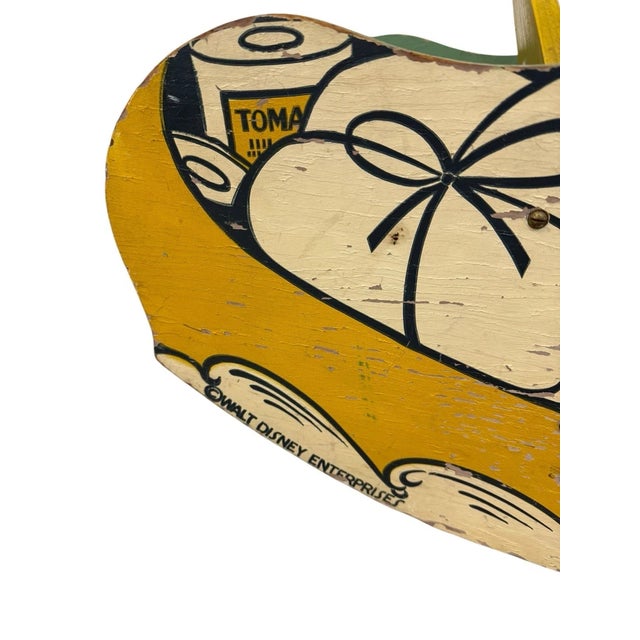 Mid 20th Century Antique Walt Disney Donald Duck Rocker - Rare! For Sale - Image 5 of 8