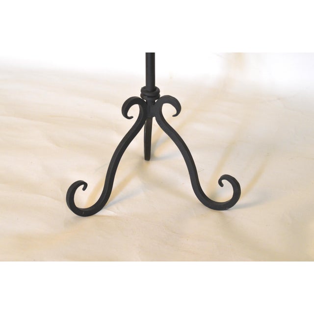 Brutalist Brutalist Iron Candlestick, 1950s For Sale - Image 3 of 7