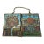 Antique 19th C. Russian Orthodox Enameled Bronze Folding Travel Icon (Skladen) For Sale