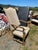 Mid-Century Modern Upholstered Armchair, Circa 18th Century For Sale - Image 3 of 6