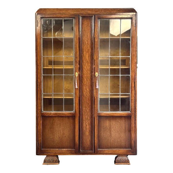 Vintage Wooden Display Cabinet For Sale