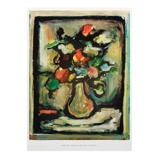 1950s After Georges Rouault "Flowers", First Edition Swiss Full-Color Print For Sale