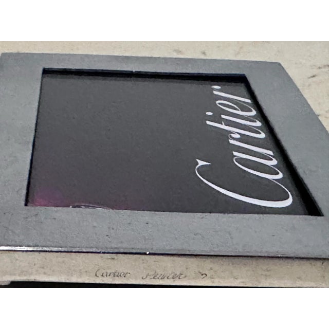 Cartier Hammer Pewter Picture Frame For Sale - Image 9 of 9