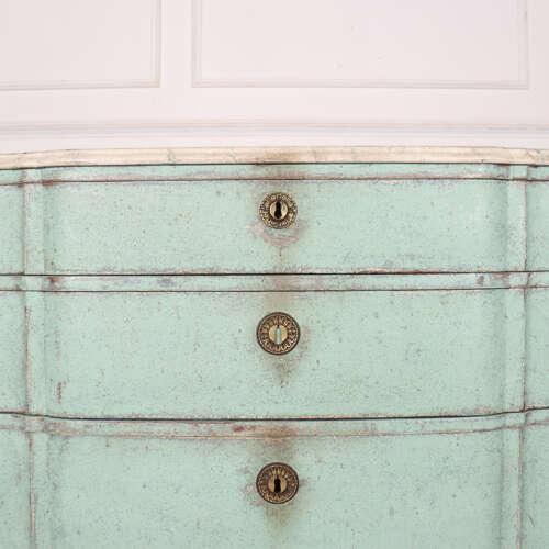 Wood 18th Century Dutch Breakfront Commode For Sale - Image 7 of 14