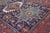 Textile Antique Rust Karajeh Persian Area Rug 4'10'' X 6'3'' For Sale - Image 7 of 10