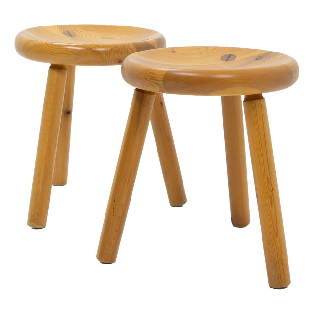 Sauna Stools by Bertel Gardberg for Artek, Finland, 1970s, Set of 2 For Sale