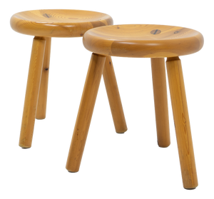 Sauna Stools by Bertel Gardberg for Artek, Finland, 1970s, Set of 2