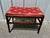 Antique Early 20th Century Wood Vanity or Piano Bench For Sale - Image 4 of 11