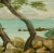 French M. Kesseler, Vintage French Watercolor Landscape - Côte d'Azur For Sale - Image 3 of 4