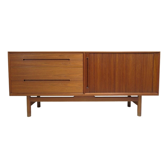 Nils Jonsson Mid-Century Modern Teak Credenza for Hugo Troeds, C. 1960, Attributed For Sale