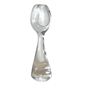 Vintage Kosta Boda Blown Glass Orchid Vase by Vicke Lindstrand, Circa 1960s