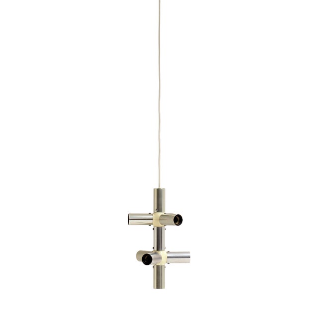 Vintage Light Structure Pendant Light by Trix and Robert Haussmann for Swiss Lamps International, 1960s For Sale