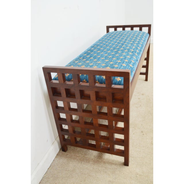L. & J.G. Stickley, Inc. Stickley Cherry Bench For Sale - Image 4 of 10