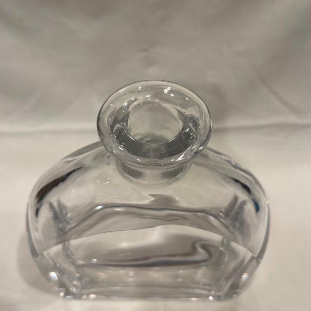 Crystal Decanter Designed by Edward Hald for Orrefors, 1940s For Sale - Image 9 of 12