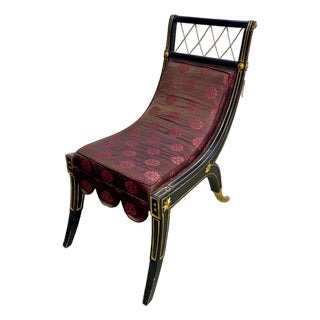 French Empire Style Occasional Chair by Brunovan Inc. For Sale