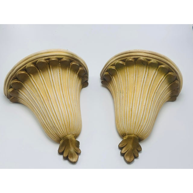 Ceramic Wall Pockets, a Pair For Sale In Charleston - Image 6 of 9