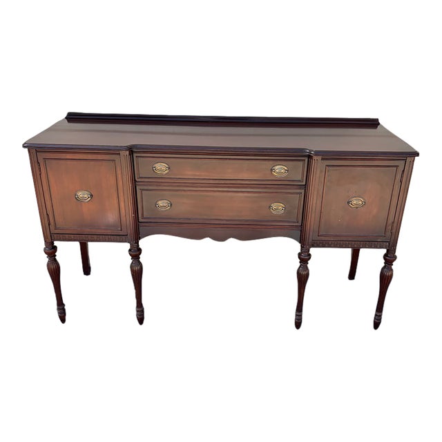 Antique Hepplewhite or Federal Style Mahogany Sideboard Buffet For Sale