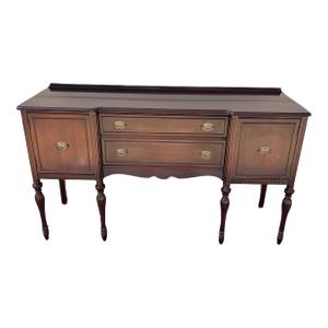 Antique Hepplewhite or Federal Style Mahogany Sideboard Buffet