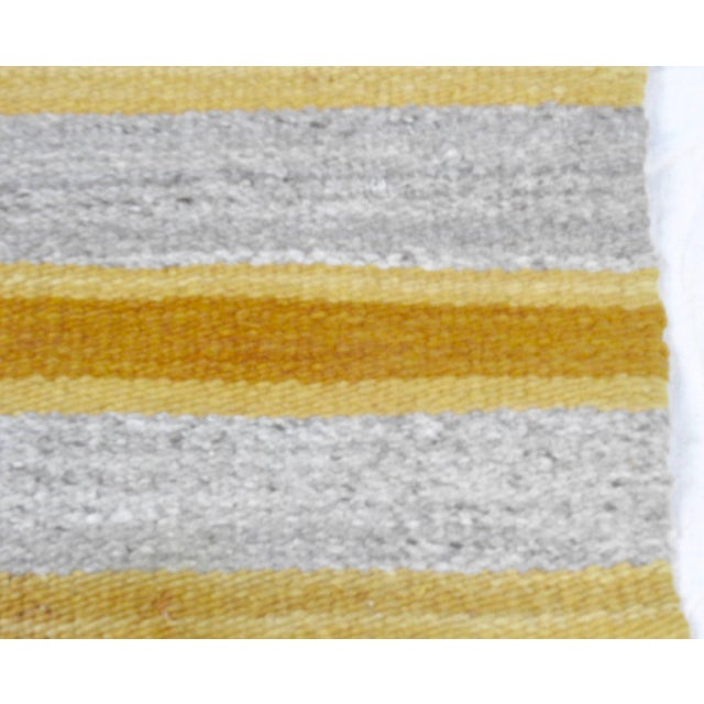 Native American Handwoven Regional Navajo Throw Rug, Circa 1950 For Sale - Image 3 of 8