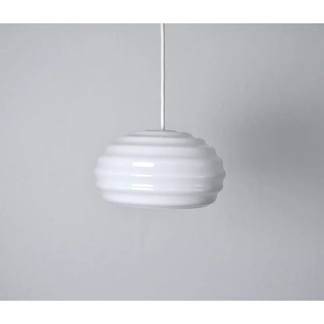 New Wave Opal Glass Pendant by Verner Panton for Holmegaard, 1984 For Sale - Image 14 of 14