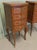 A Pair of Tall French Four Drawer Ormolu Side Lockers These are wonderful little chests, they each have 4 drawers with...