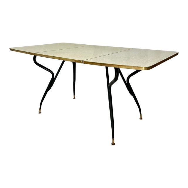 Mid Century Howell Co. Formica Drop Leaf Table Chairish