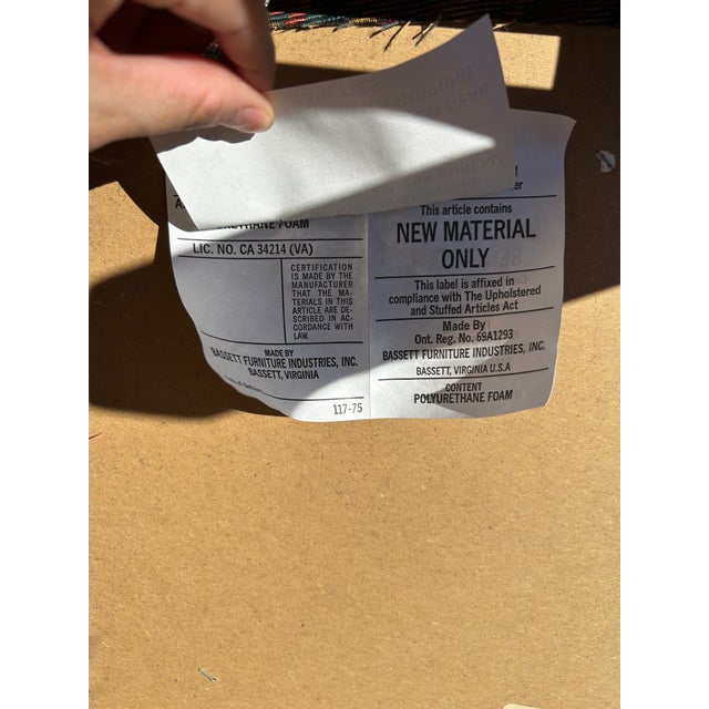 Wood Late 20th Century Bassett Furniture Mission Style Arts & Craft Oak Dining Chairs For Sale - Image 7 of 18