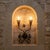 Sapphire Blooms in Iron Elevate your interior lighting to the realm of fantasy and fine art with the Hand Forged Jeweled...