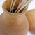 Wood Vintage Decorative Vases in Paulownia Wood, Set of 2 For Sale - Image 7 of 9