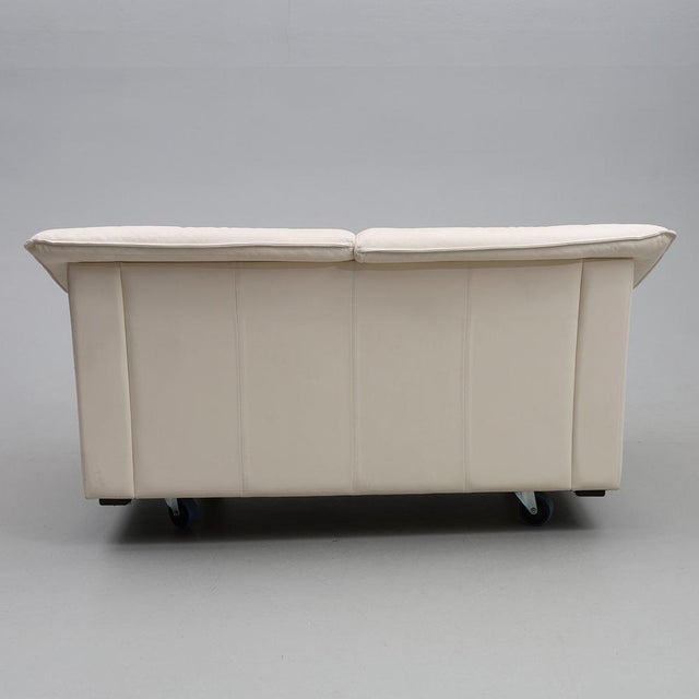 Vintage Leather Sofa Set, 1980s, Set of 2 For Sale - Image 3 of 17