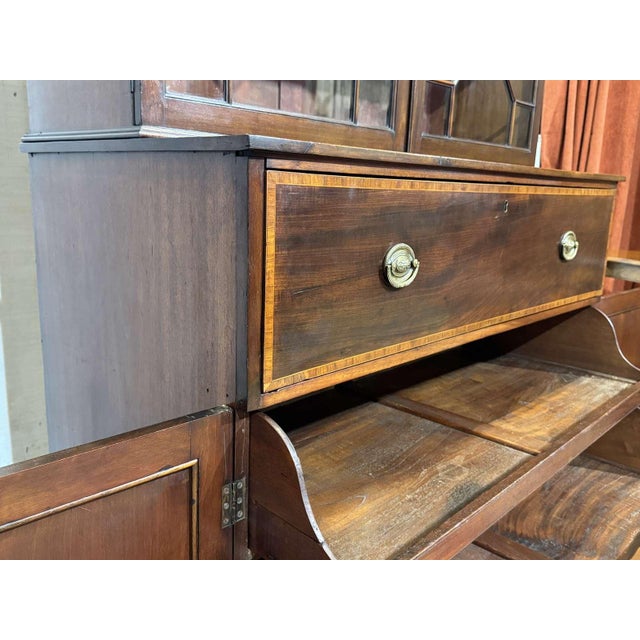 19th Century Victorian Mahogany Writing Desk For Sale - Image 17 of 18