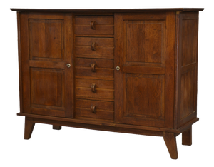 Reconstruction Oak Buffet by René Gabriel, 1940s