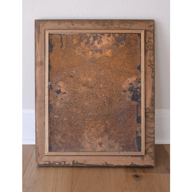 1960s Mid Century Rene Bernard Enamel on Copper Children Playing Painting For Sale - Image 11 of 11