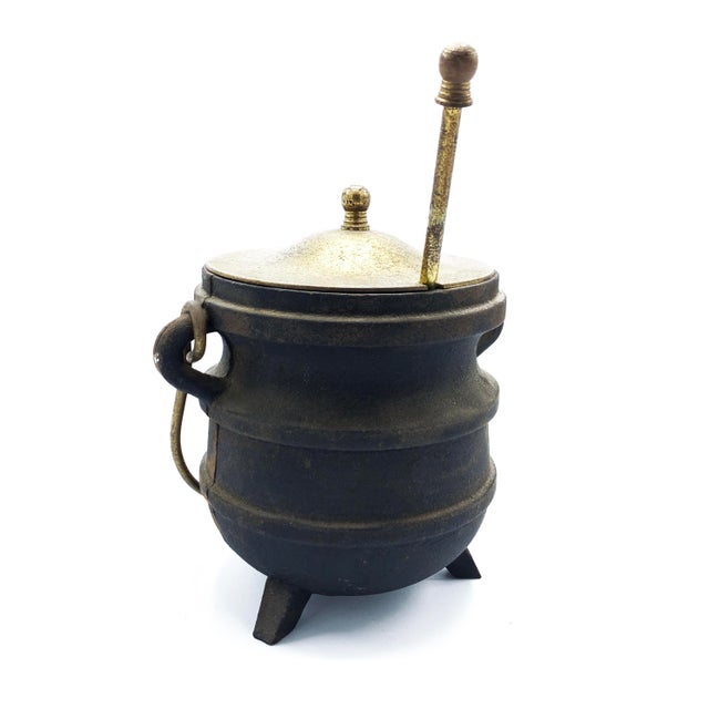 Antique Cast Iron Fire Starter Cauldron Chairish