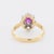 Marguerite Acarin Marguerite Ring Gold, Diamonds and Ruby Circa 1900, Size 4.5 For Sale - Image 4 of 5