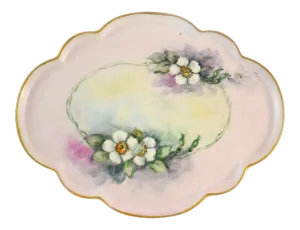 Antique 12" Limoges Oval Tray, Circa 1900