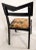 Mid 20th Century Mid-Century Funky Art Deco Black Painted Decorative Side Chair For Sale - Image 5 of 12