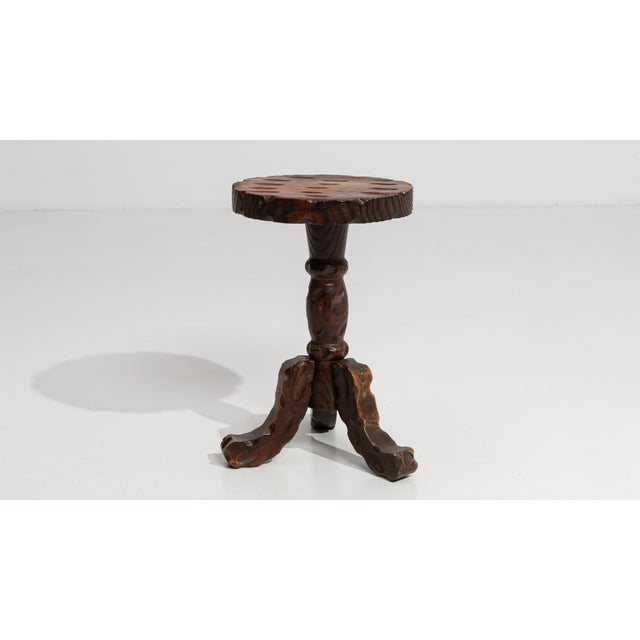 Mid 20th Century Spanish Colonial Stool For Sale - Image 9 of 10