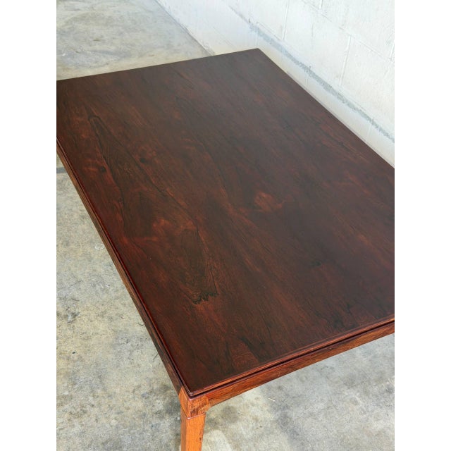 Large Danish Mid-Century Modern Rosewood Coffee Table — Vintage Scandinavian Design 1960s For Sale - Image 10 of 10
