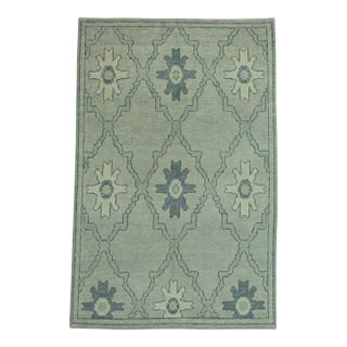 Turkish Oushak Rug 3'11"x 5'11" #19106 For Sale