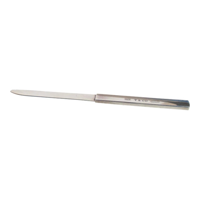 Tiffany & Co Sterling Silver Letter Opener Circa 1998 For Sale