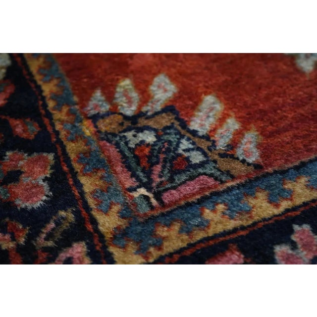 Antique Sarouk Rug 1'9'' x 2'6'' For Sale - Image 10 of 12
