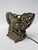 1950s Vintage Cast Iron Butterfly Table Lamp Openwork Accent Light Shadow Casting For Sale - Image 5 of 12