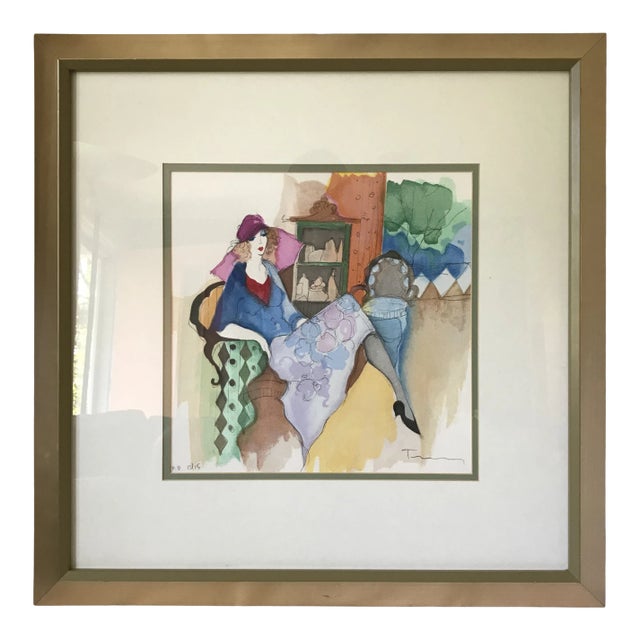 Itzchak Tarkay Lithograph, Printer's Proof For Sale