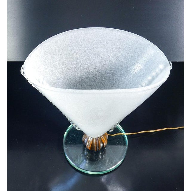 Blown Glass Table Lamp from Barovier, 1930s For Sale - Image 9 of 18