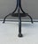 Antique Art Nouveau Wrought Iron Hall Stand with Umbrella Tray and Cast Paw Feet, 1900 For Sale - Image 3 of 9