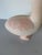 Abstract Vintage Handcrafted Ceramic Duck Sculpture in Soft Pink & Cream For Sale - Image 3 of 12