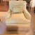 Buttercream Yellow Swivel Lounge Chair With Scalamandré Bullion Fringe-2 Available For Sale - Image 10 of 11